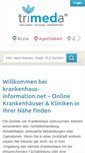 Mobile Screenshot of krankenhaus-information.net